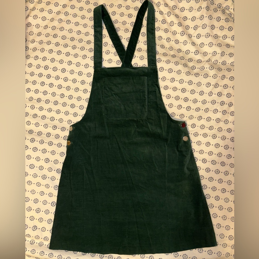 Zara bib dress size medium.